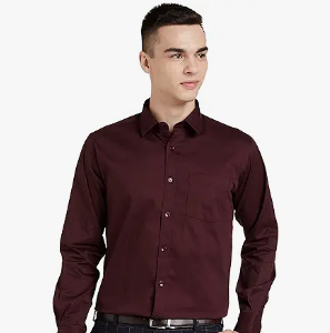 pinkmint mens cotton blend regular fit long sleeve button down white shirt for men collared casual formal solid shirt